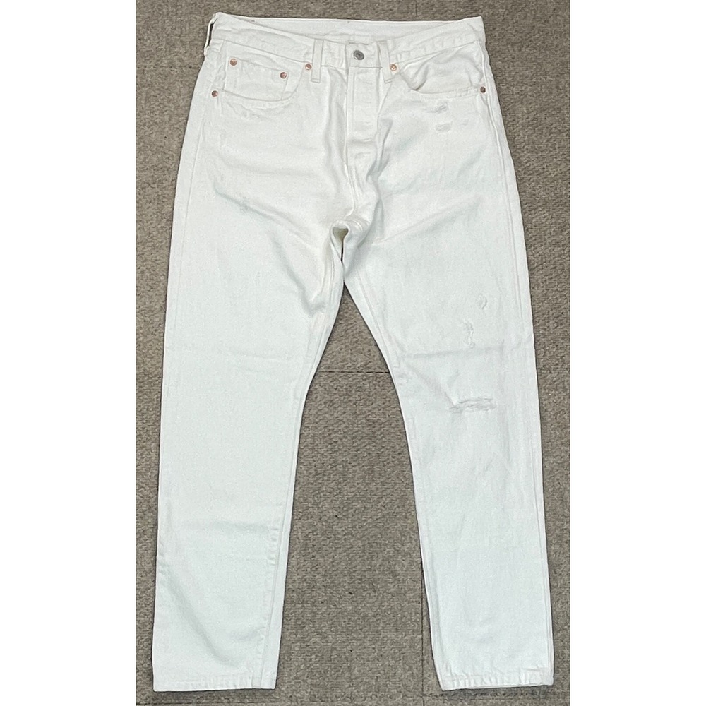 Levi's 501xx Women's Big‎ E Skinny Distressed Button Fly Jeans Size 31x28